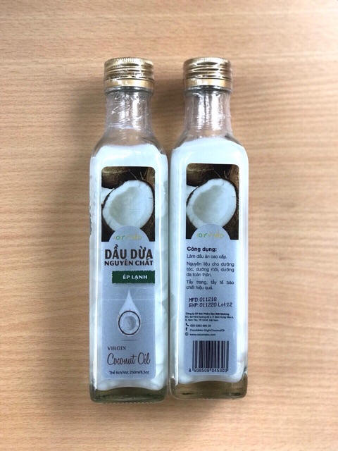 Dầu Dừa Nguyên Chất - Extra Virgin Coconut Oil