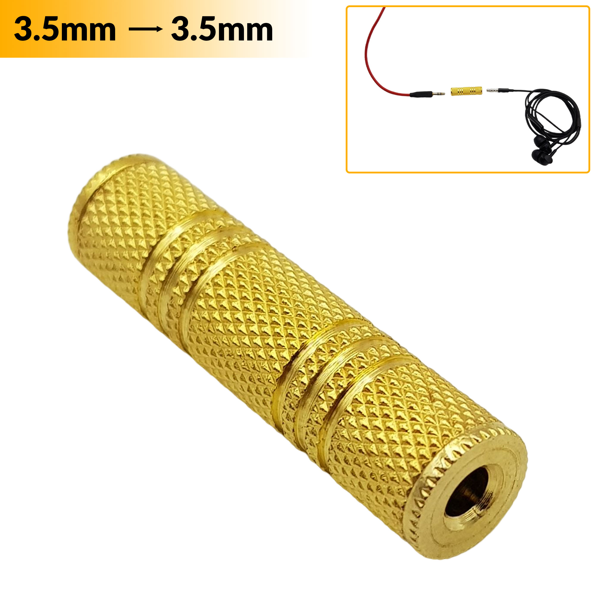 Bộ đầu nối jack âm thanh 3.5mm 2 đầu cái