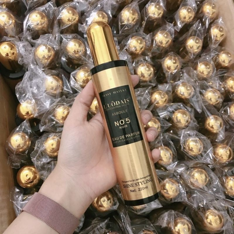 Xịt Dưỡng Tóc Nước Hoa No5 Noir 220ml Phục Hồi Tóc