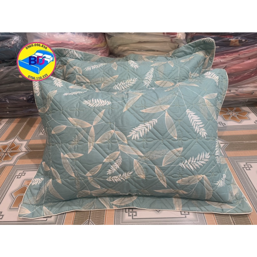 Vỏ gối trần bông cotton poly dày dặn