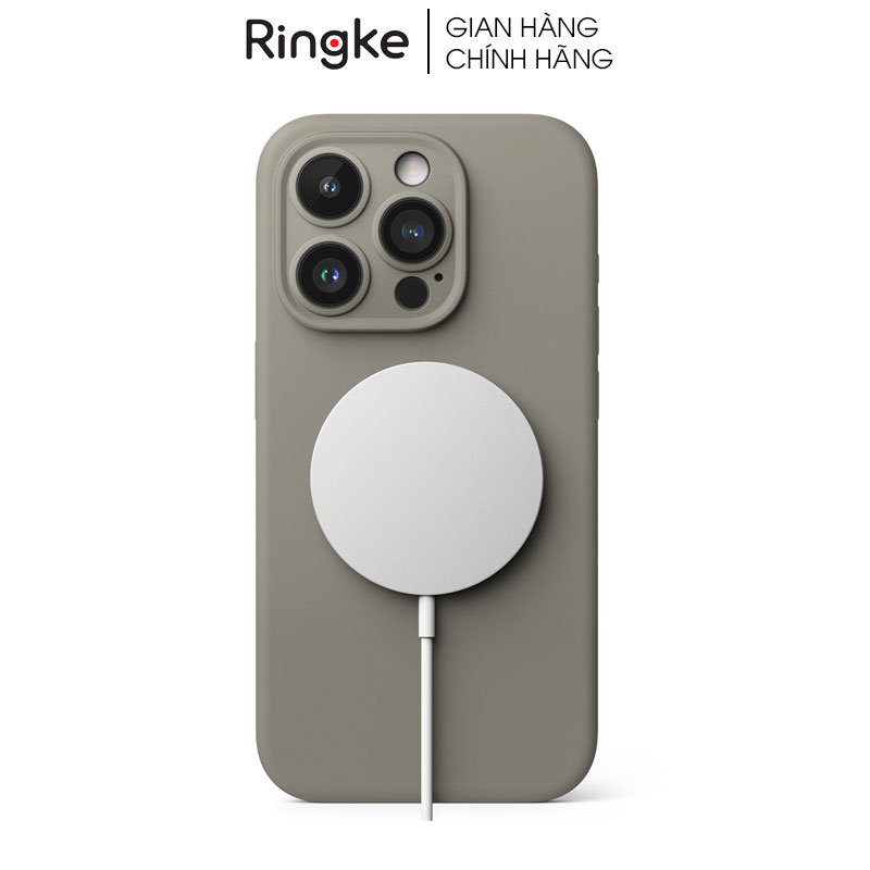 Ốp lưng iPhone 15 Pro Max/15 Pro/15 Plus/15 RINGKE Silicone Magnetic