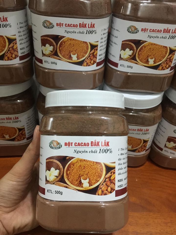 Sỉ 5kg Bột cacao Đăk Lăk nguyên chất 100%