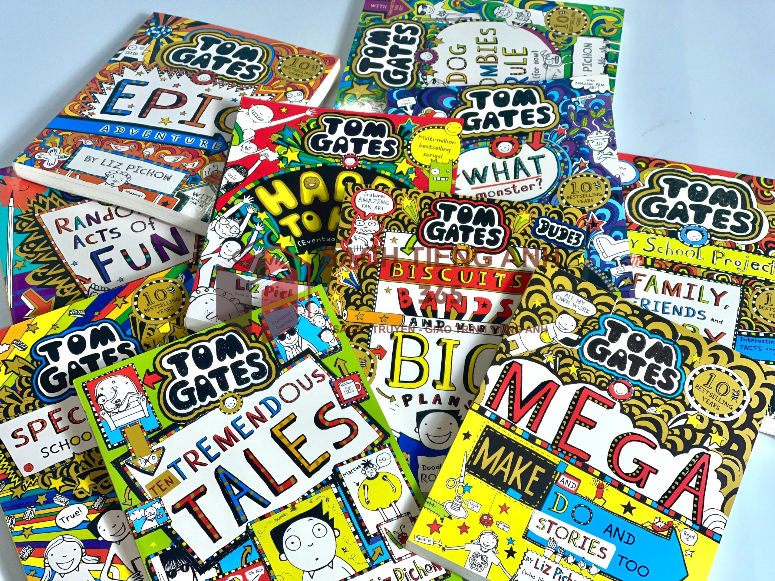 Tom Gates – Series 2 (10 Books)| Bản Nhập Khẩu