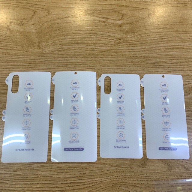 Dán PPF nhám AG chống bám vân tay cho Samsung Note 10/ Note 10 Plus