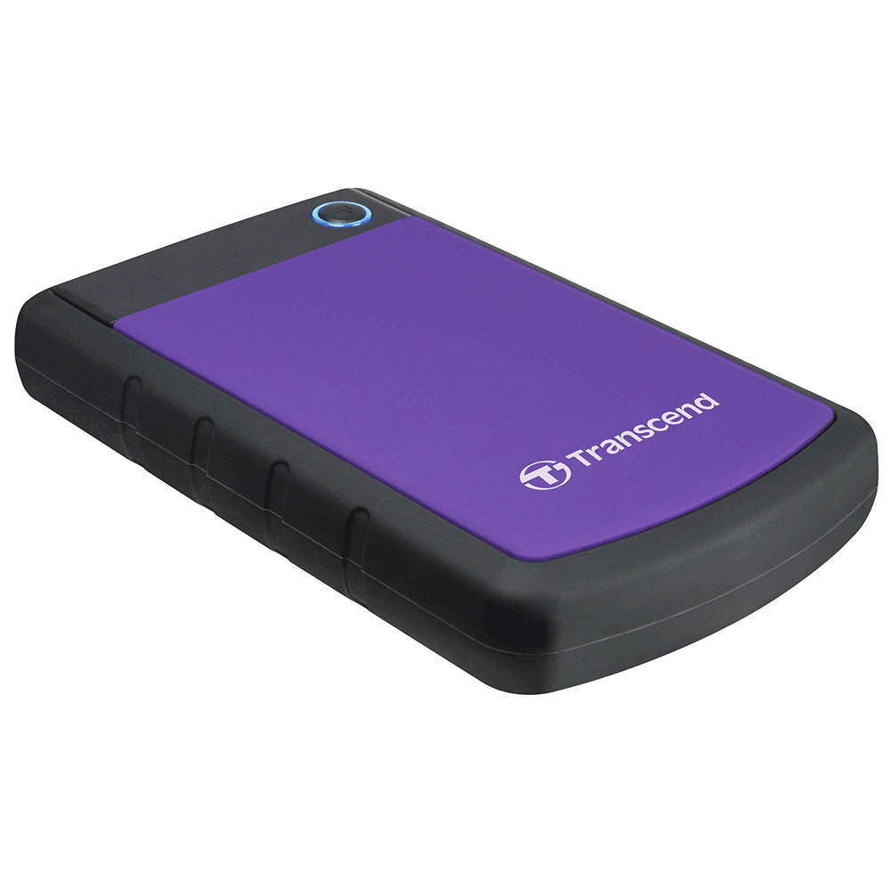 Ổ cứng di động Transcend 2TB H3P (TS2TSJ25H3P) (Tím) Chính Hãng TẶNG HỘP BẢO VỆ TRANSCEND