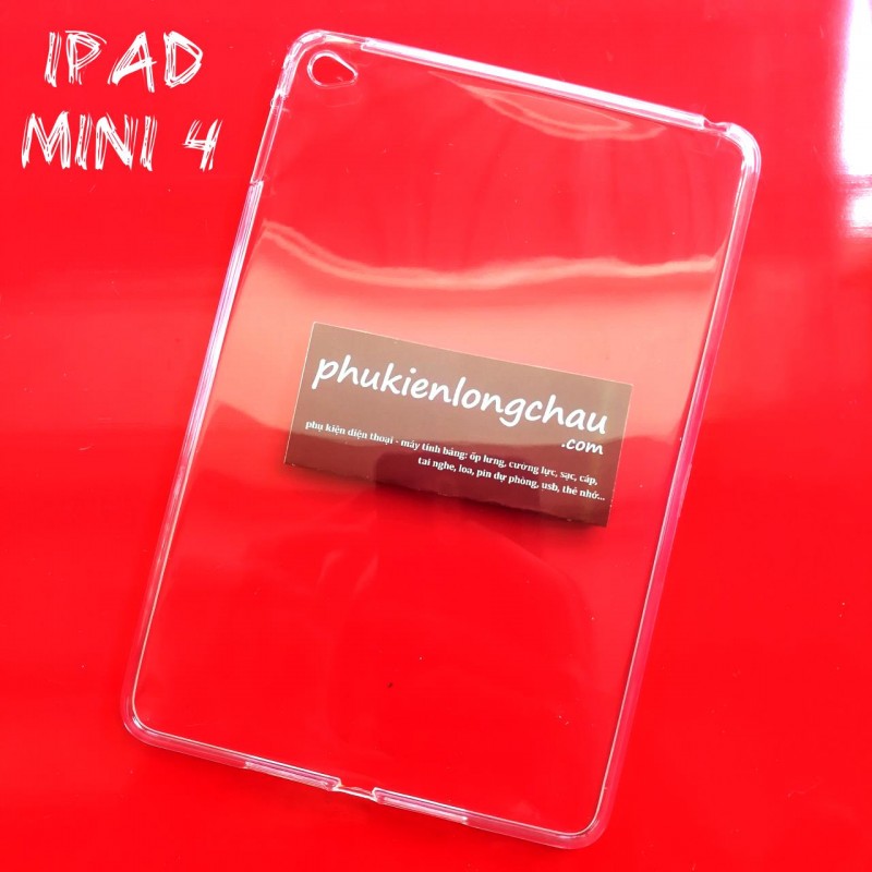 Ốp lưng silicon cho iPad Mini 5 trong suốt