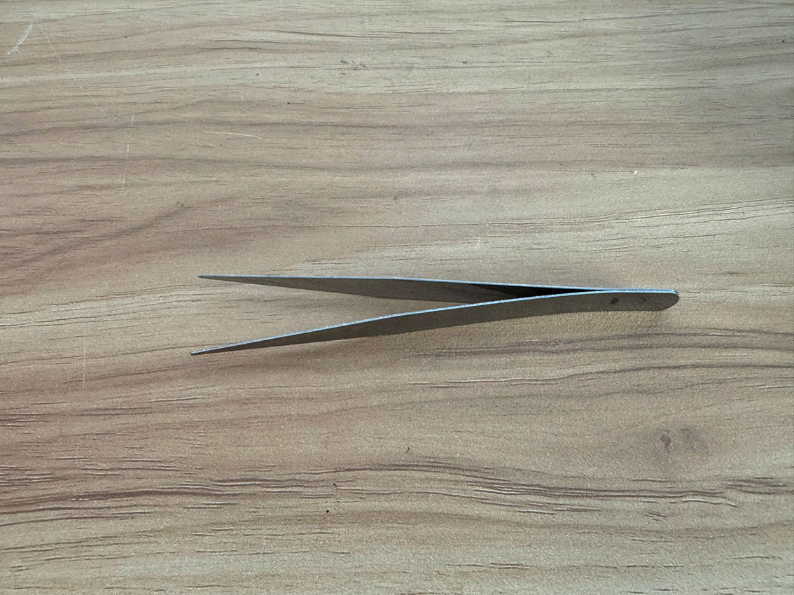 Nhíp Gắp Linh Kiện Điện Tử Đầu Thẳng 10Cm Tiện Dụng