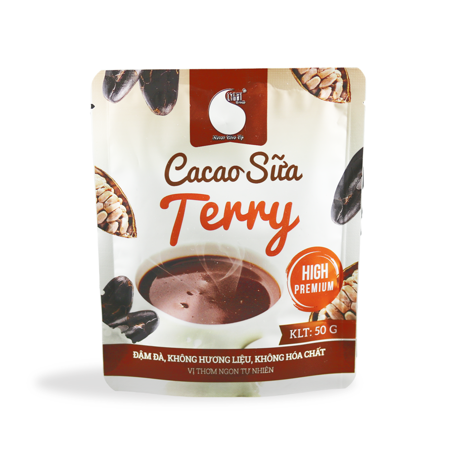 Bột cacao sữa Terry pha thức uống gói 50g - Light Mart