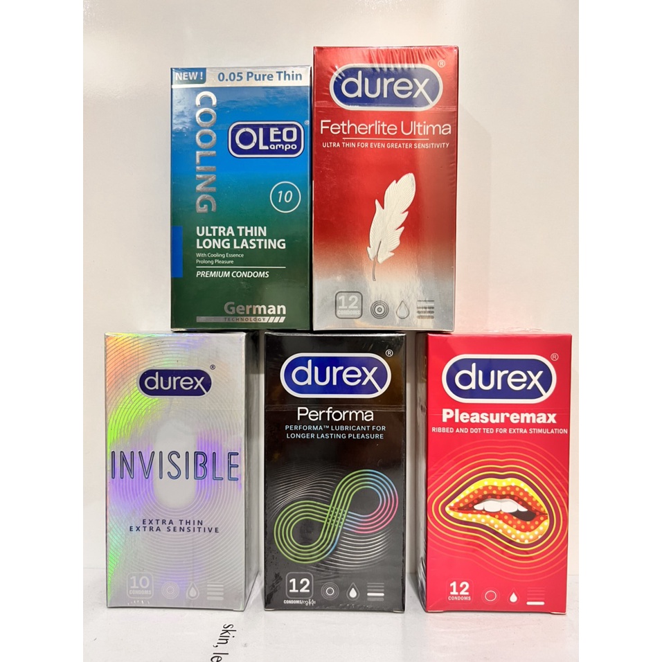 Durex perform 12 bao cao su và Durex Invisible Extra Thin 10 bao cao su