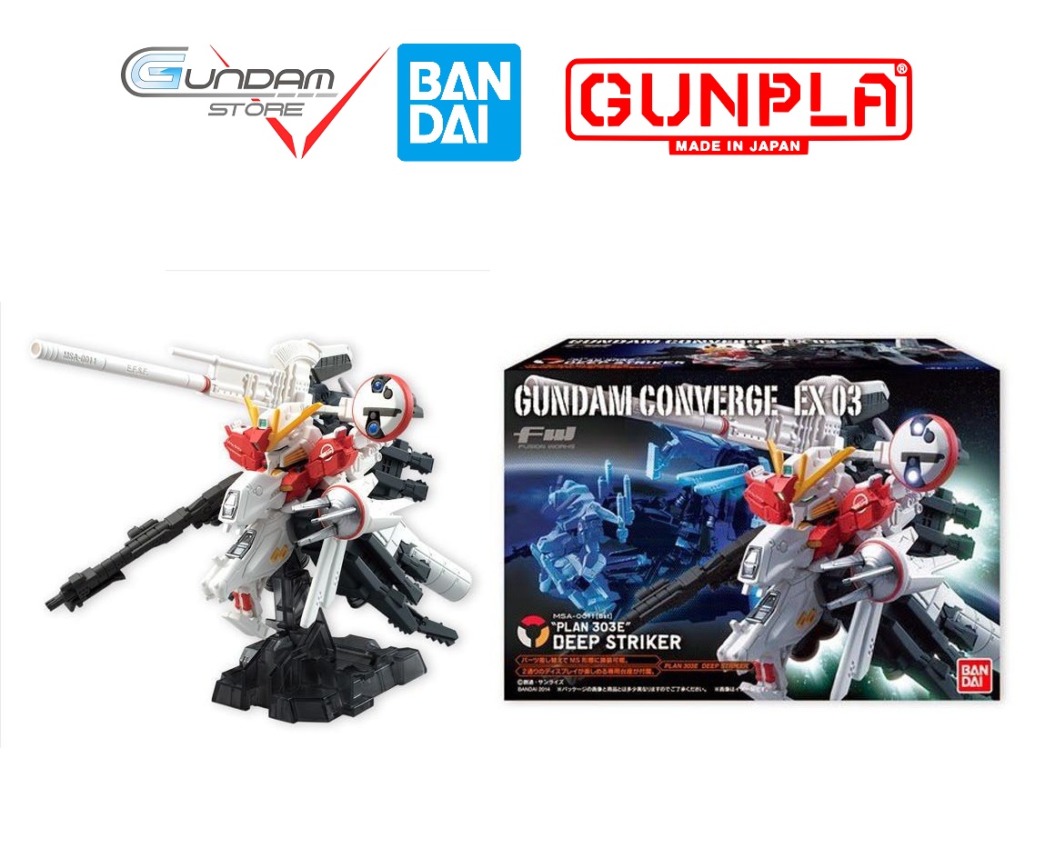 HCM]Mô Hình Lắp Ráp FW Gundam Converge EX03 Deep Striker Bandai Đồ