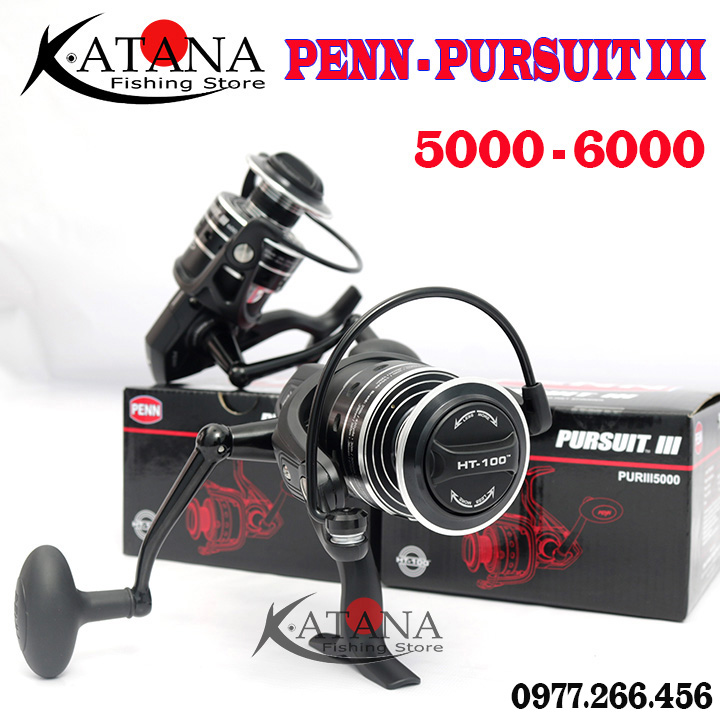 Máy Câu Bạo Lực PENN PURSUIT 3 - 5000 6000- câu lục, lance, câu giải