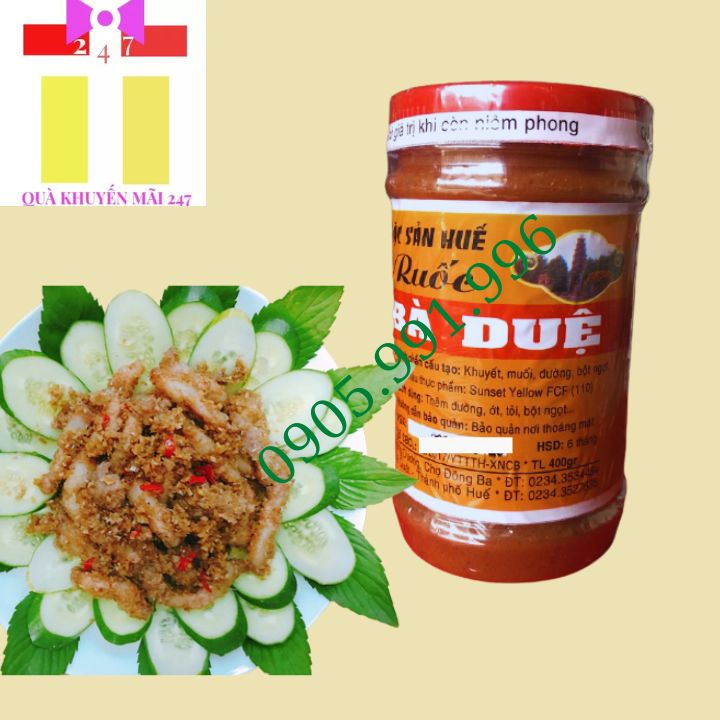 Mắm ruốc Bà Duệ 380g - Quà khuyến mãi 247