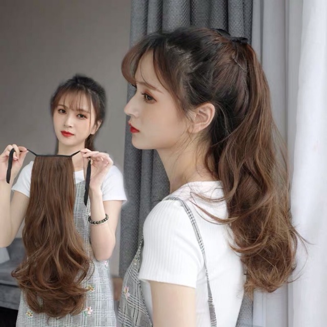 Buộc Tóc Xoăn Nhẹ Dài 40,50,60Cm Sỉ 35K