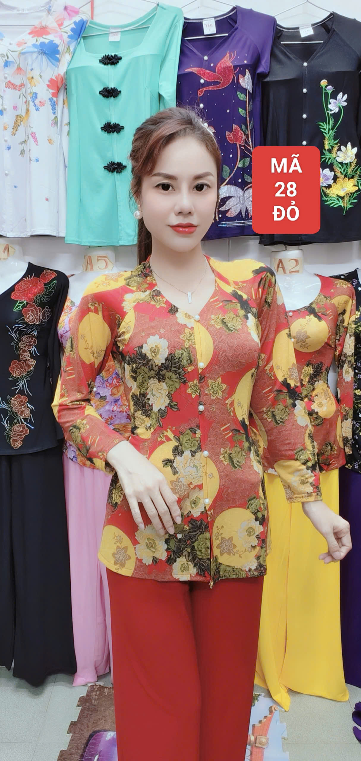 LẺ ÁO BÀ BA MÃ 28, 42 , 43, T46, 49, 50. KHÔNG KÈM QUẦN, QUẦN CÓ TRONG PHÂN LOẠI