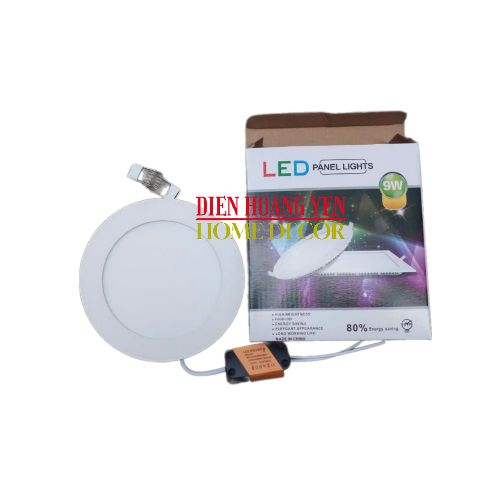 Bộ 10 đèn Led âm trần siêu mỏng 9w TIẾT KIỆM ĐIỆN