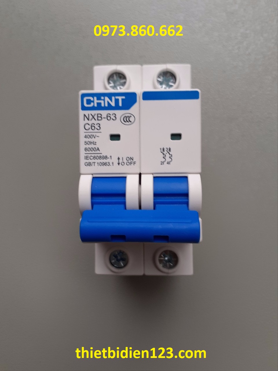 Aptomat CHINT NXB 1P/2P 16A~63A