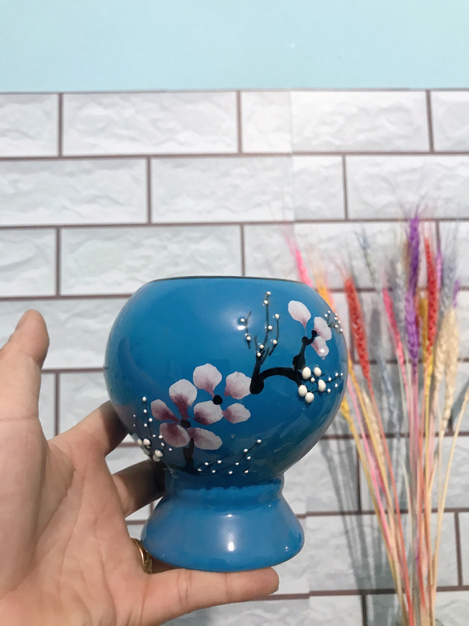 Lọ cắm hoa gốm sứ