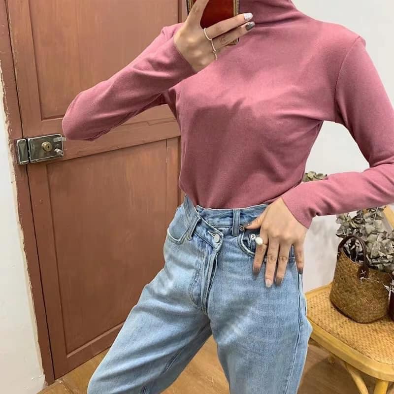Áo giữ nhiệt Motie túi zip vàng xịn xò
