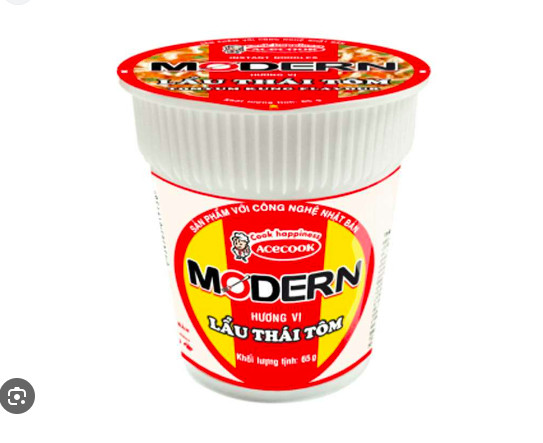 ( Thùng 24 ly ) Mì Modern lẩu thái tôm 65g