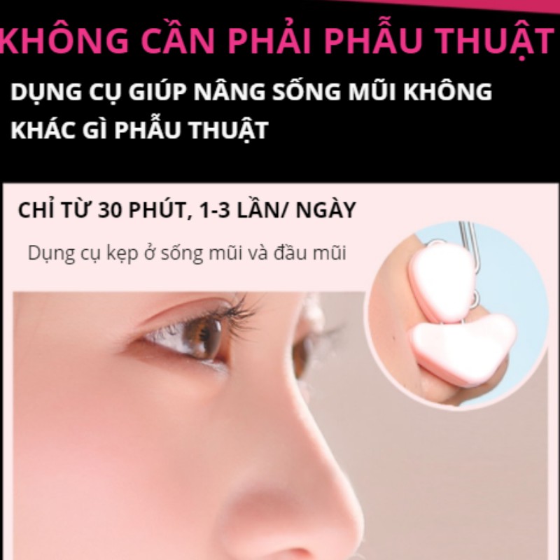 [Hàng Nhật Bản sách tay] Nâng mũi , dụng cụ nâng mũi Nhật Bản