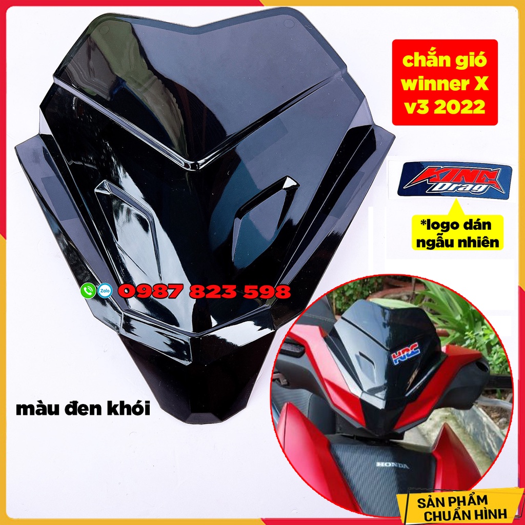 Chắn gió winner x v3 mẫu racingstar - ốp đầu winner v3