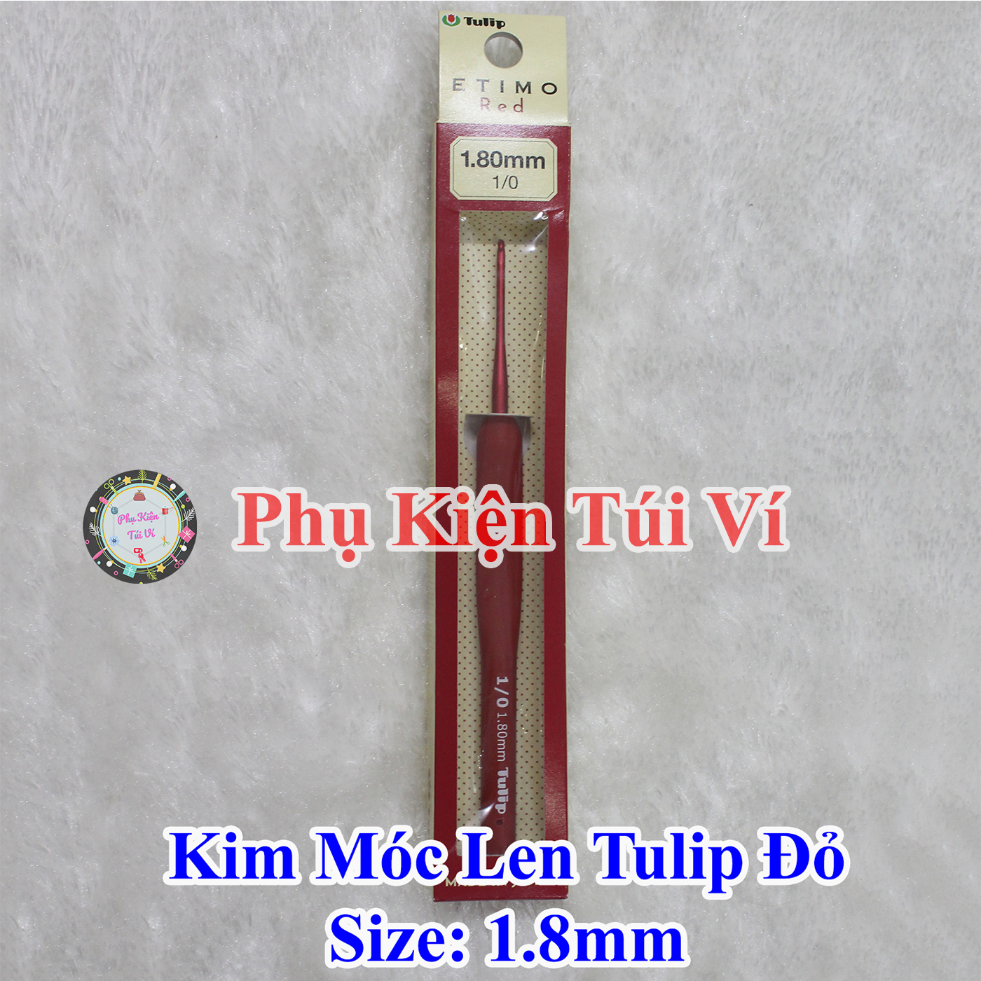 Kim móc len tulip đỏ / tulip red lẻ size