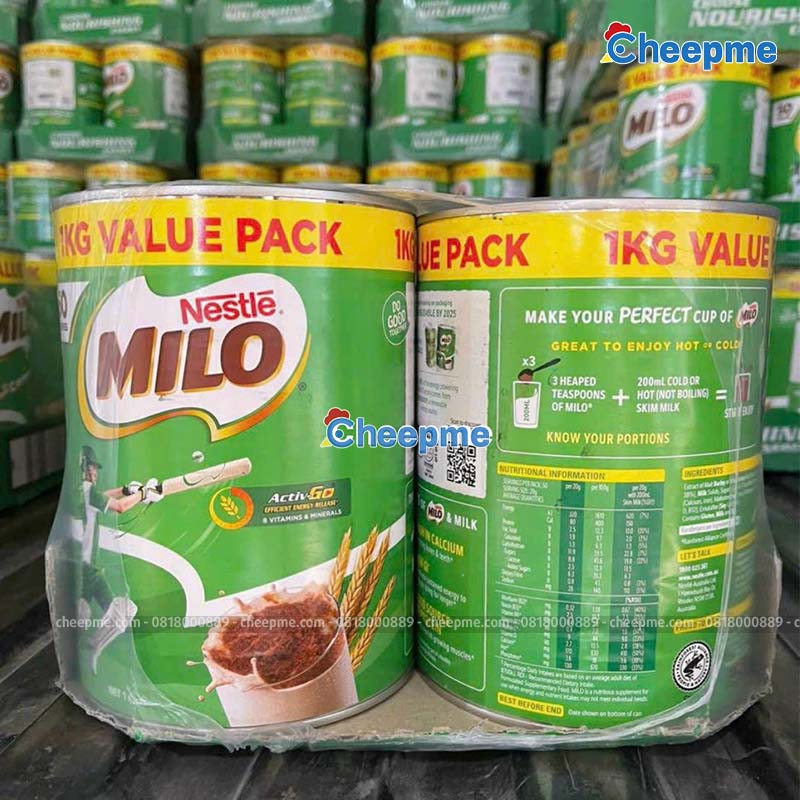 Milo Úc 1.kg Hàng Mới [Date 2025]
