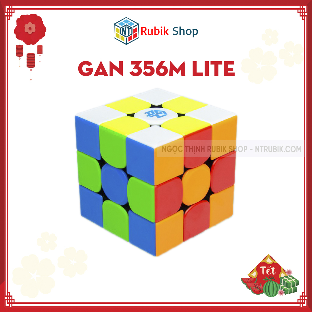 Rubik 3x3x3 Gan 356M Phiên bản Lite (Phiên bản Rút Gọn)