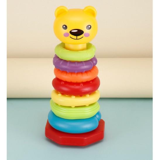 Đồ chơi tháp cầu vồng gấu cao 30cm cho bé