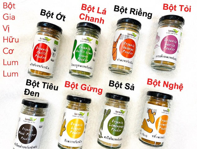 Bột gia vị hữu cơ Lumlum