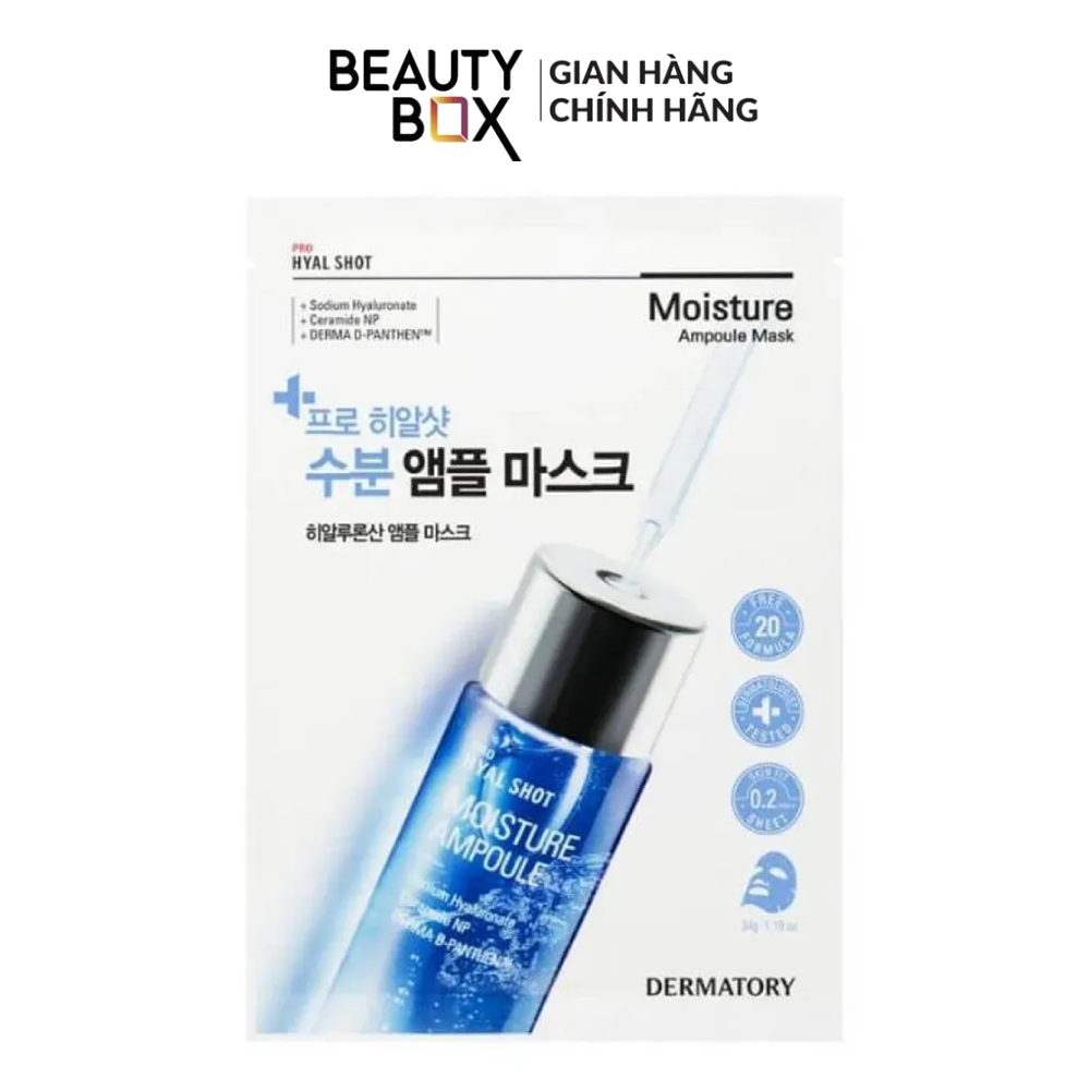 (Quà tặng) 3 Mặt Nạ Giấy Goodal & Dermatory Cấp Ẩm, Làm Dịu Da