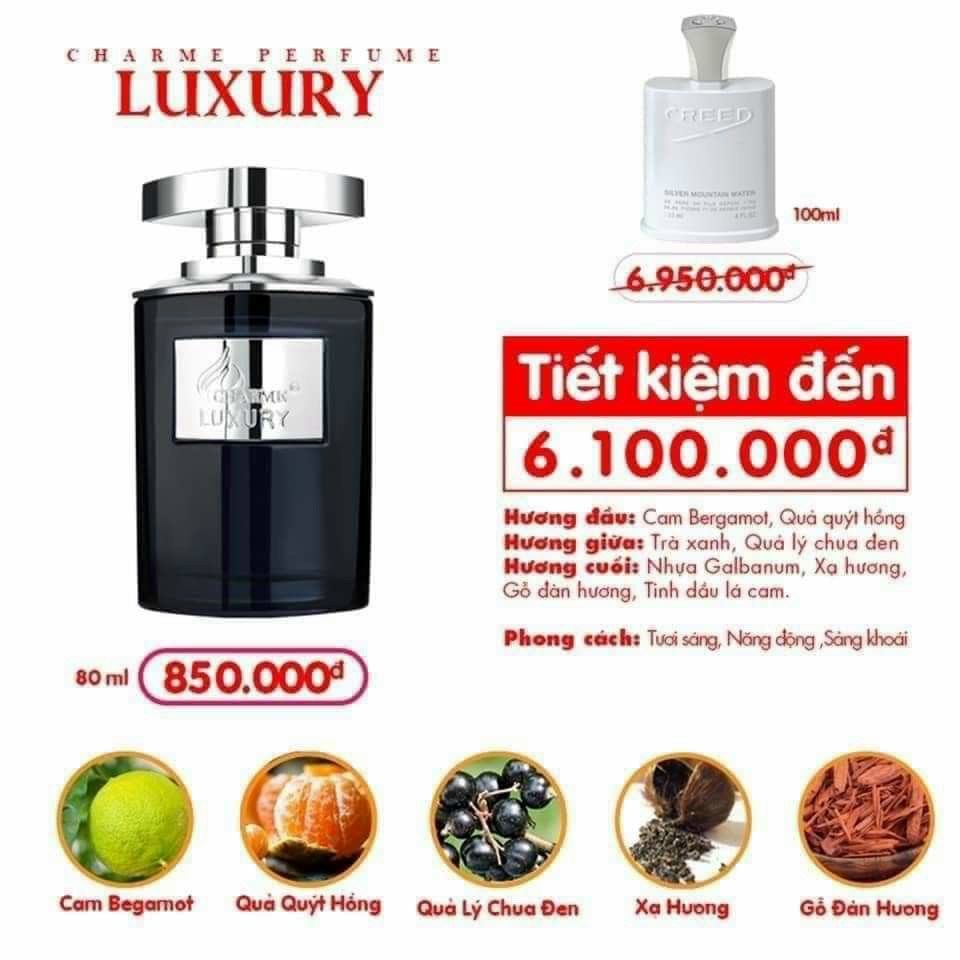 NƯỚC HOA LUXURY 80ML DÀNH CHO NAM