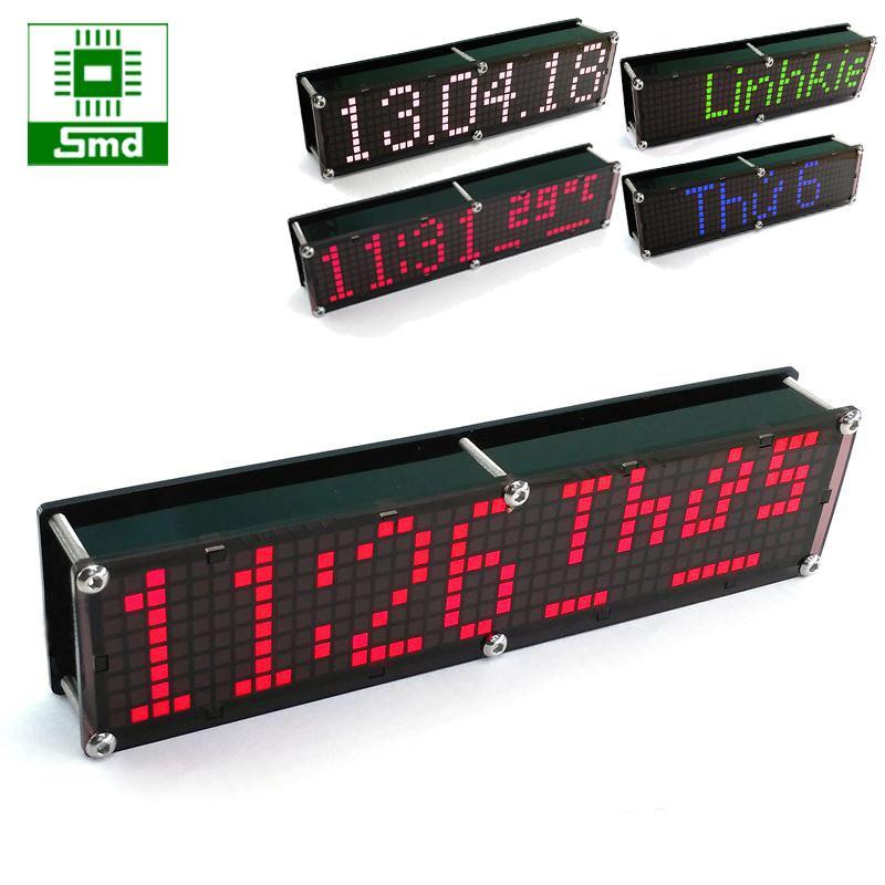 Đồng hồ led matrix 8x40 v2