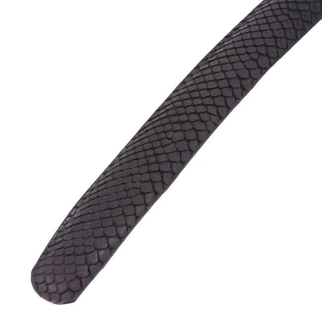 Dây thắt lưng nữ da trăn  màu đen HK5301