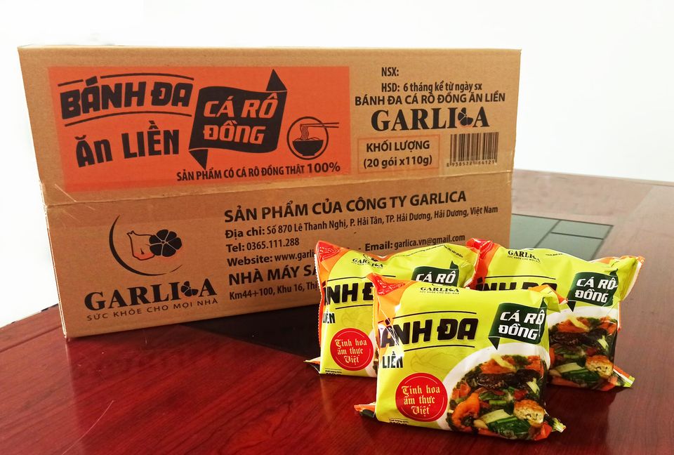 Bánh đa cá rô đồng ăn liền (20 gói)