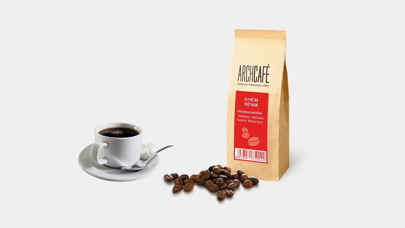 Vietnamese Iced Coffee (Red Label) - Roasted Coffee (500g/bag)