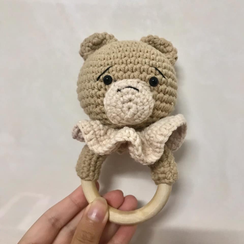 Lục lạc vòng gỗ 7cm