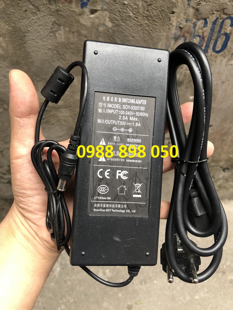 nguồn adapter DC  53V 1.8A 95W loại tốt