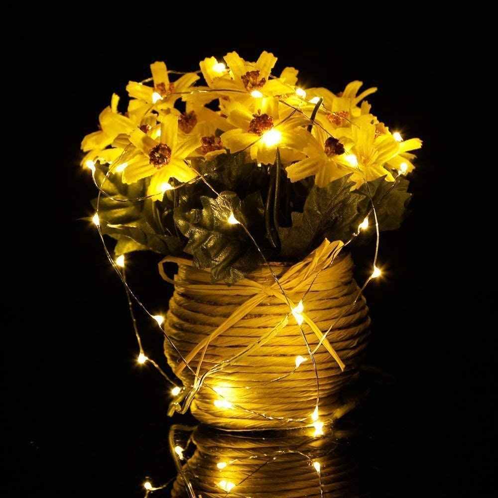 Led dây đom 3m đóm led trang trí đom đóm