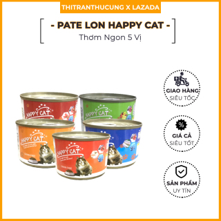 Thức Ăn Cho Mèo Pate Happy Cat 160G - Siêu Tiết Kiệm thumbnail