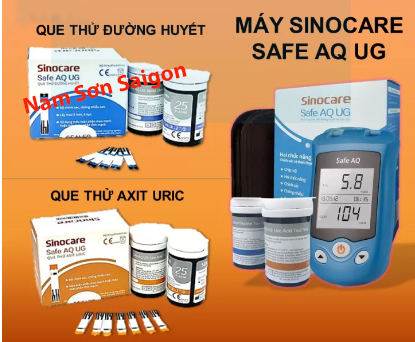 Bộ 50 que thử Axit Uric cho máy Sinocare Safe AQ UG,Que thử Axit Uric
