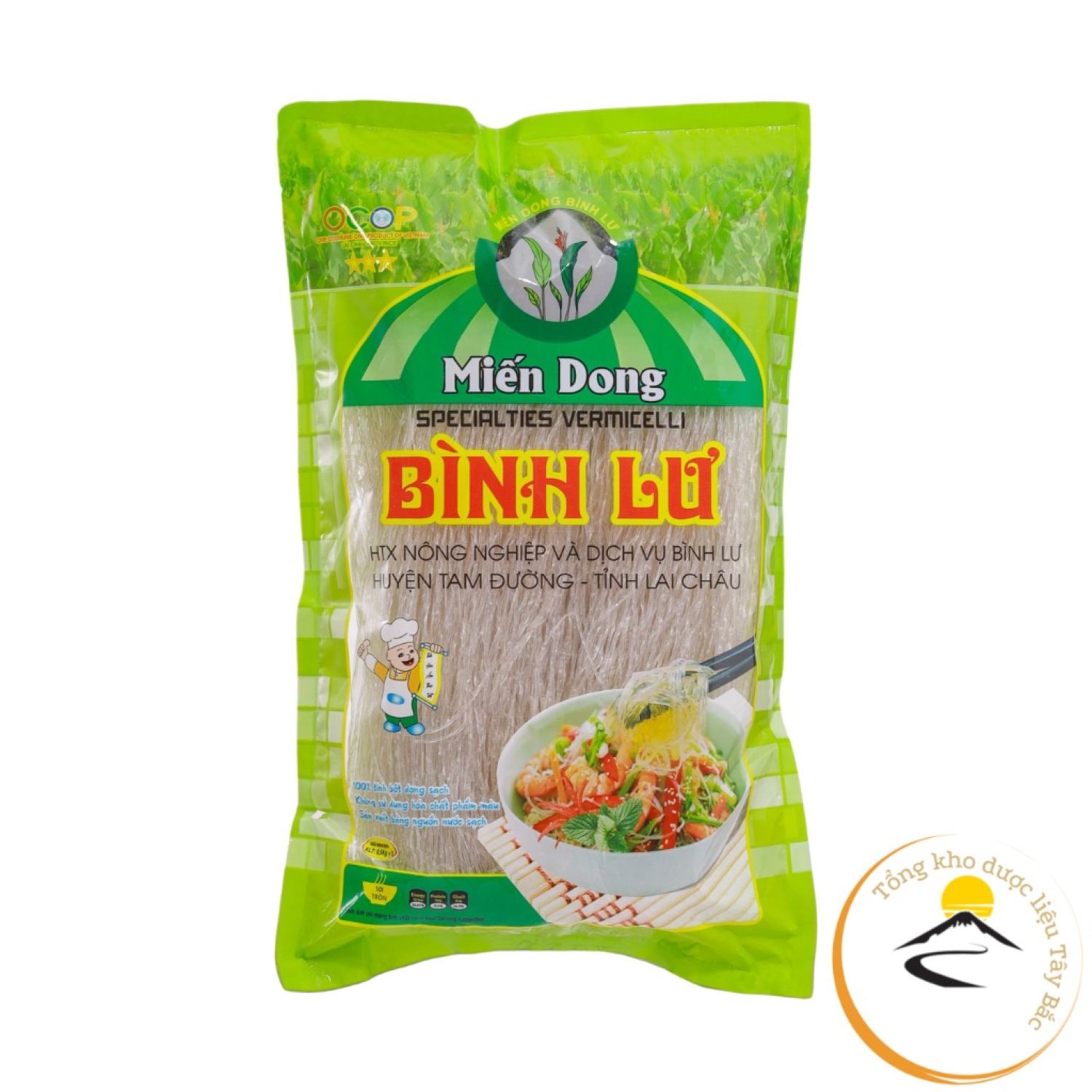 Miến dong Bình Lư truyền thống hàng OCOP Lai Châu. Miến dong Tây Bắc, miến rong, miến giong, miếng dong sợi nhỏ