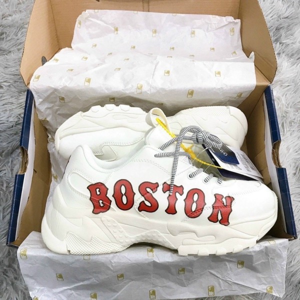 Giày SNEAKER MLB Boston hót hít, Giày Thể Thao Tăng Chiều Cao phù hợp mọi lứa tuổi bản đẹp
