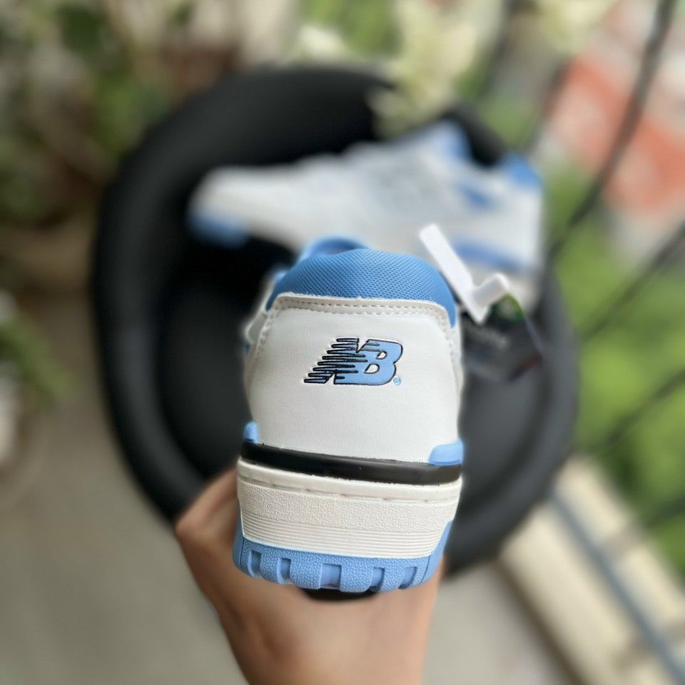 Giày New Balance 550 "UNC White University Blue", giày thể thao