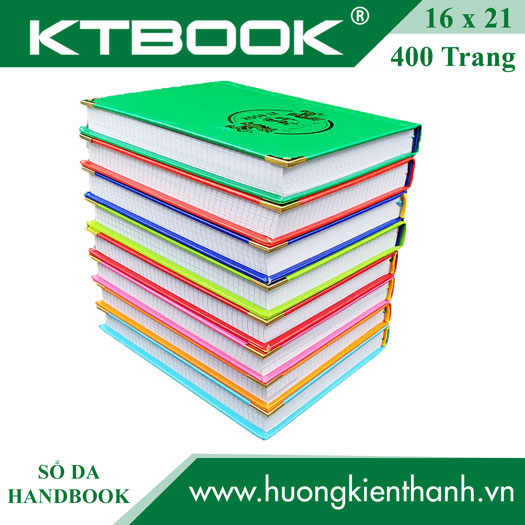 SỔ BÌA DA CAO CẤP HANDBOOK DÀI 400 TRANG