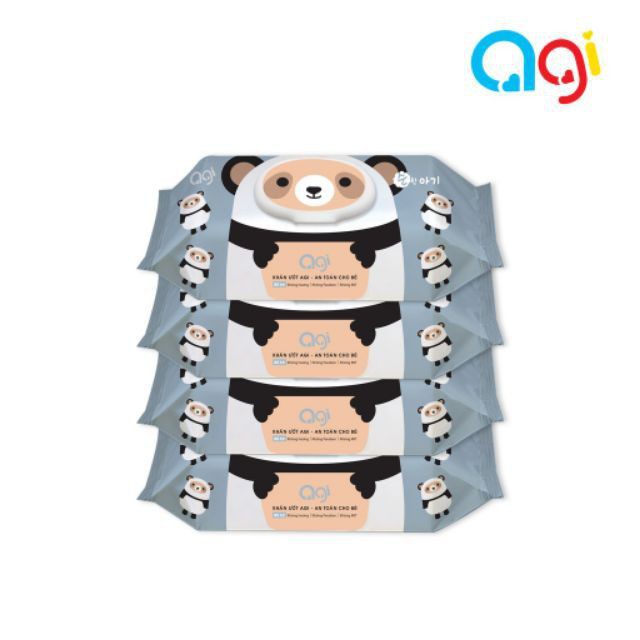 [HCM]Khăn Giấy Ướt Agi 80 Tờ Không Mùi
