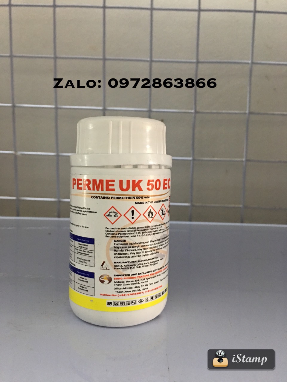 Thuốc diệt muỗi Perme UK 50EC ( 1 chai 100ml)