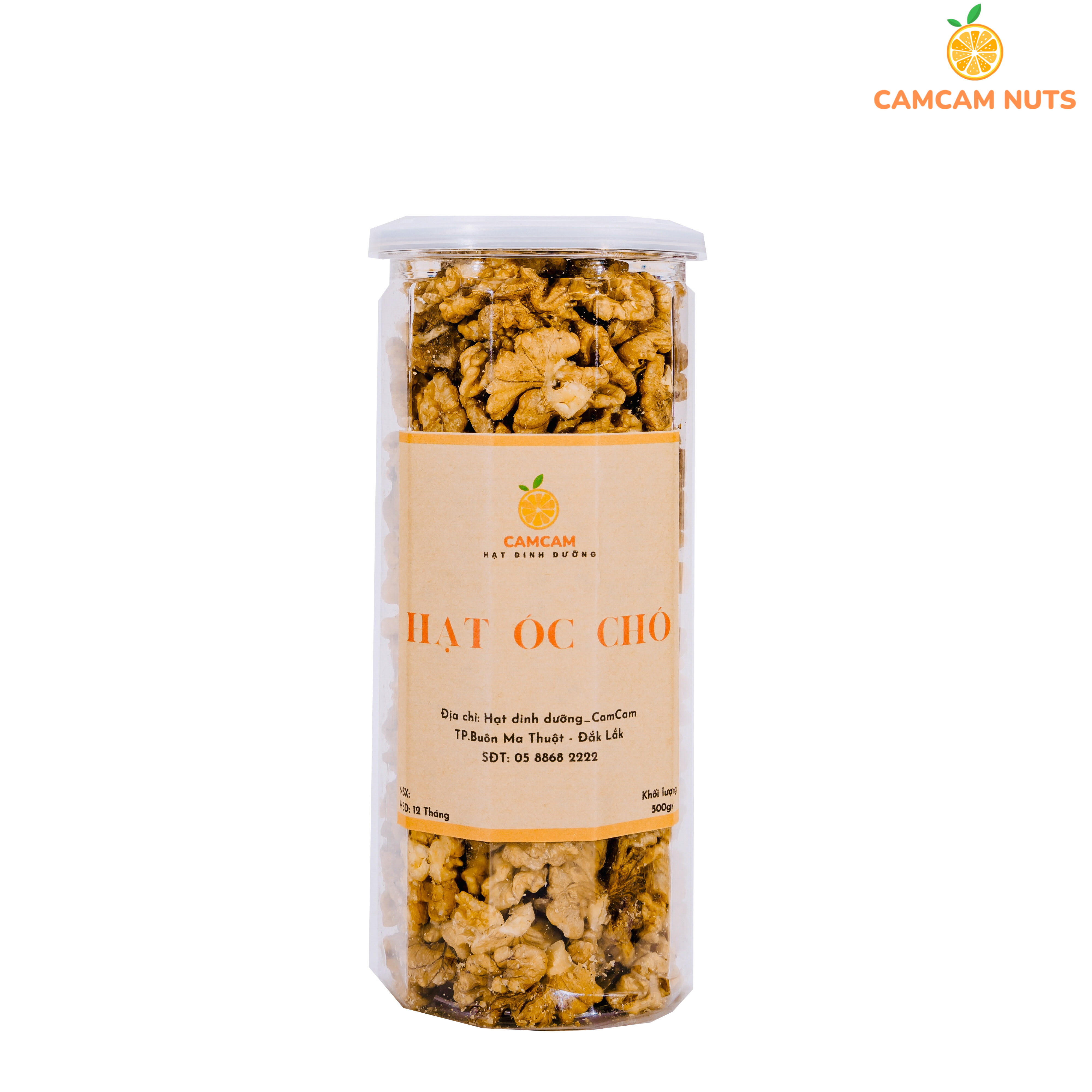 Nhân Hạt Óc Chó Vàng Cao Cấp Date mới, thơm ngon 500GRAM
