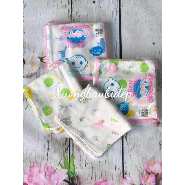 Set 10 Khăn xôsữa xuất nhật nhiều hình