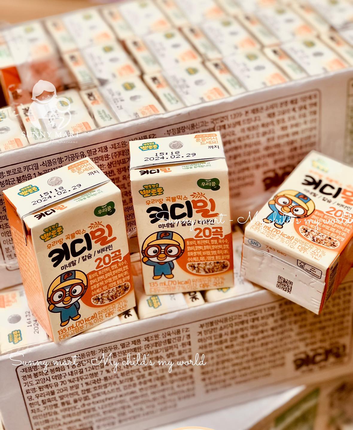 SỮA HẠT NGŨ CỐC PORORO HÀN QUỐC 135ML